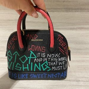 Balenciaga graffiti mini bag